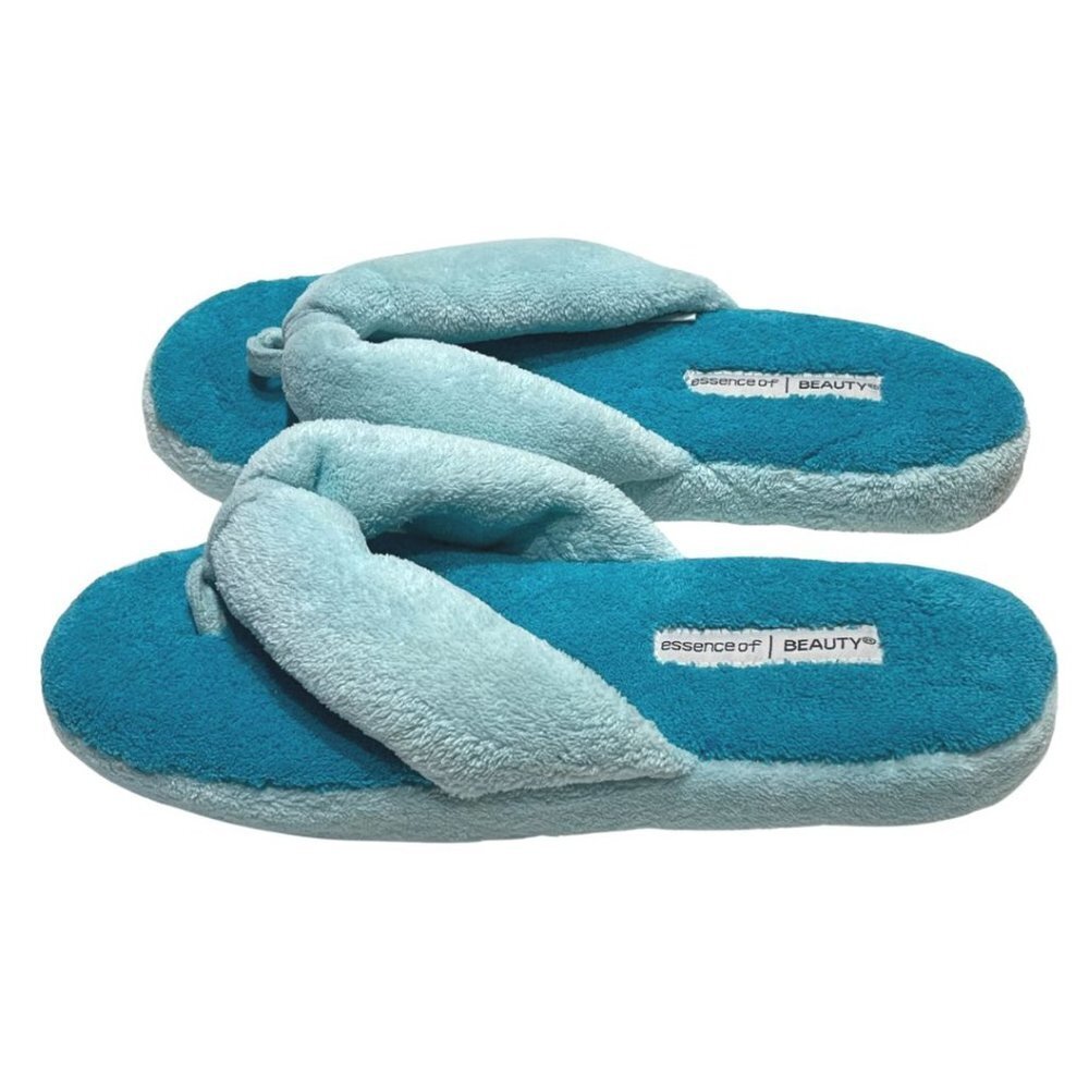 Soft Comfortable Slippers Essence of‎ Beauty Gently Pre Owned Condition